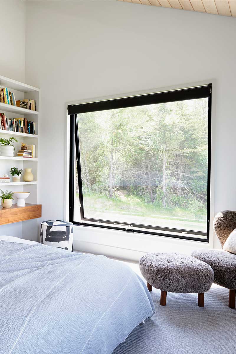 Bedroom with Marvin Signature Ultimate Awning windows