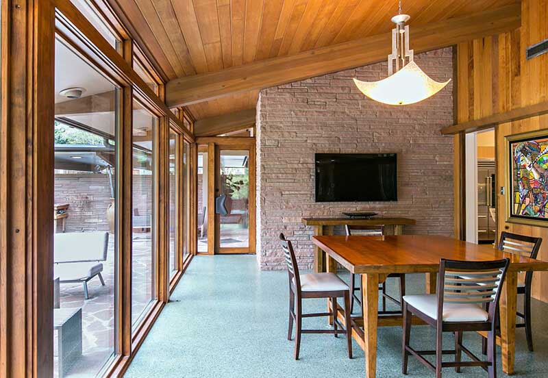 Large dining room with Marvin Windows and Doors