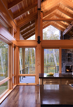 House in the Vermont Mountains with Marvin Windows and Doors