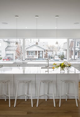 Modern style kitchen with Marvin Windows