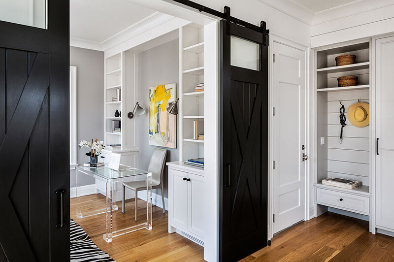 Kate Gelfand Designed home with Custom TruStile doors