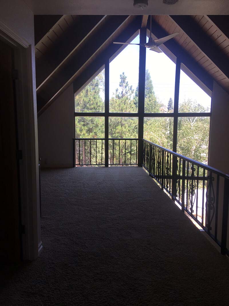 Emily Henderson's Mountain Home Before picture of her loft