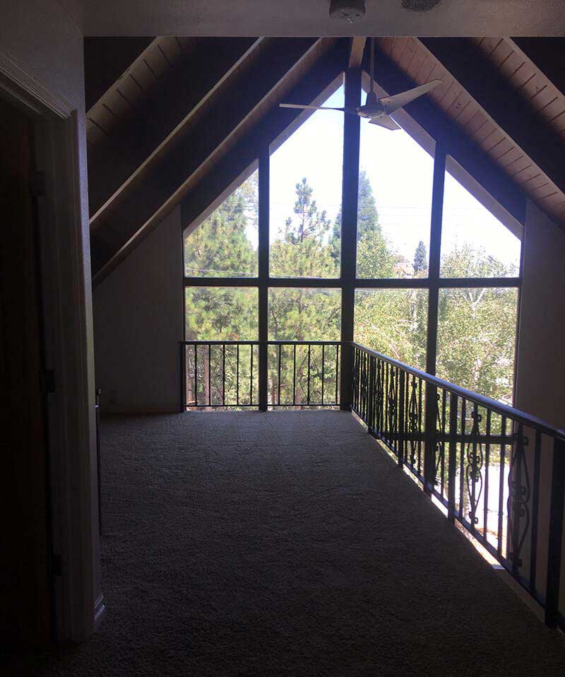 Emily Henderson's Mountain Home Before picture of her loft