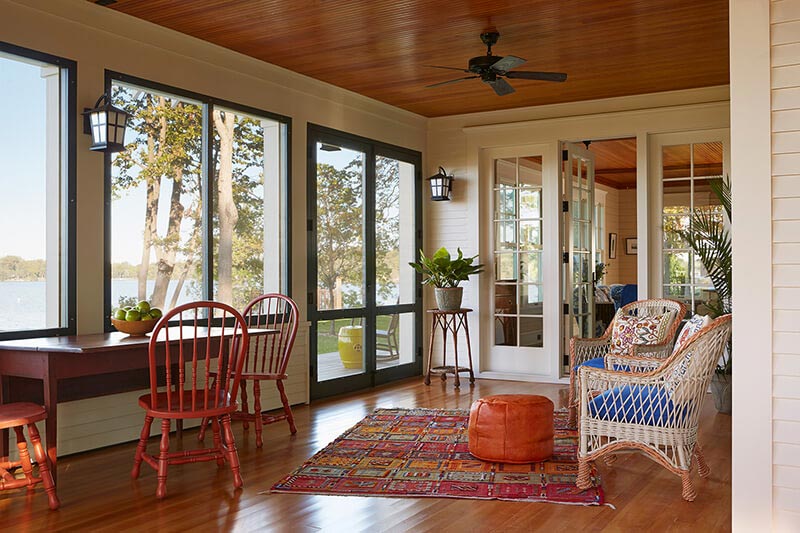 Porch with Marvin Windows and Doors