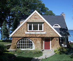 Front of home with Marvin Windows