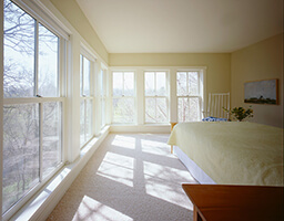 Large bedroom with Marvin Windows