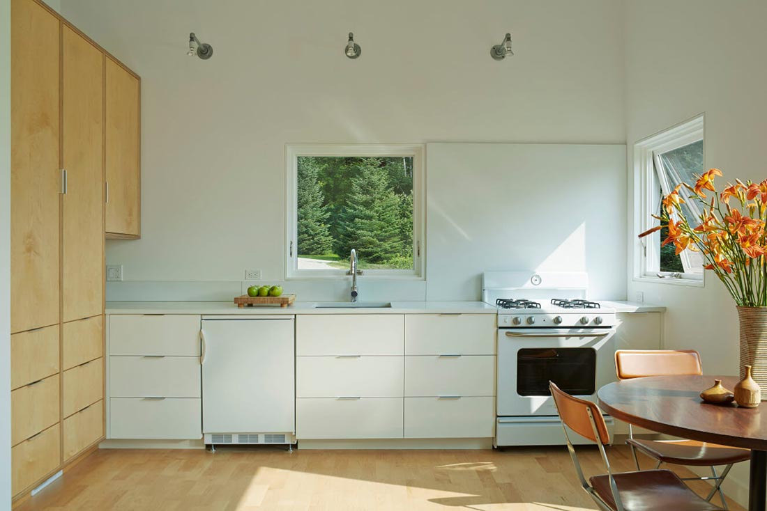 Contemporary Kitchen with Marvin Windows