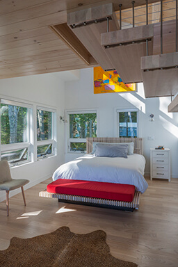 Bedroom with Marvin Windows