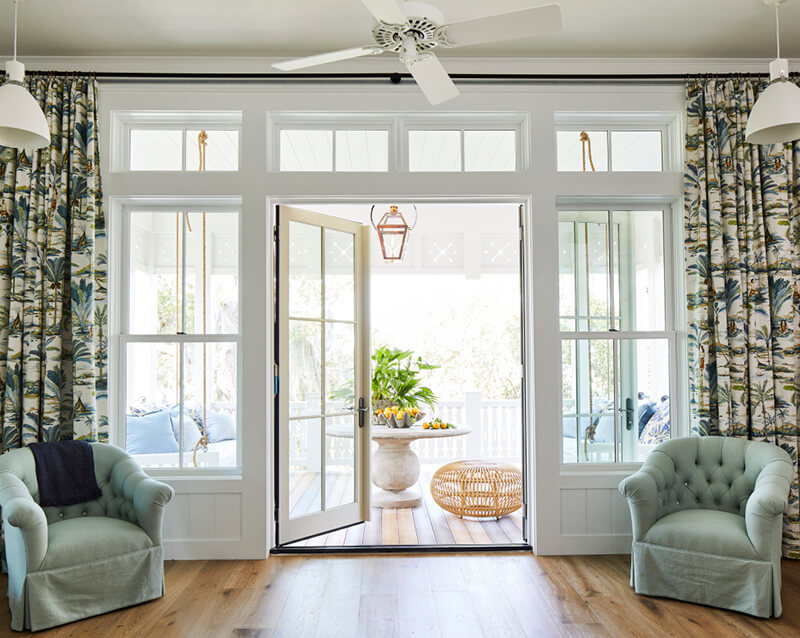 Porch of Southern home with Marvin Door