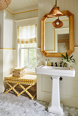 Traditional style bathroom with Marvin Windows