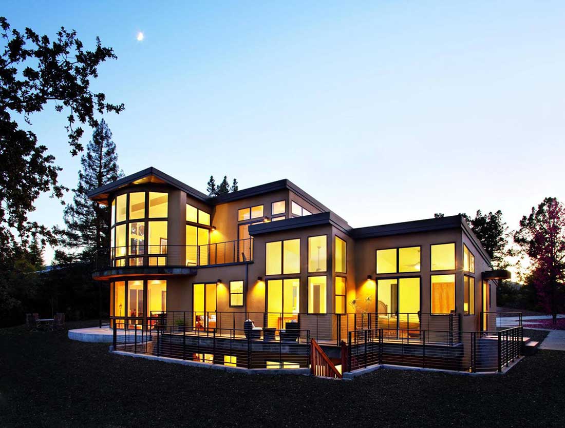 Modern style home with Integrity Windows and Doors