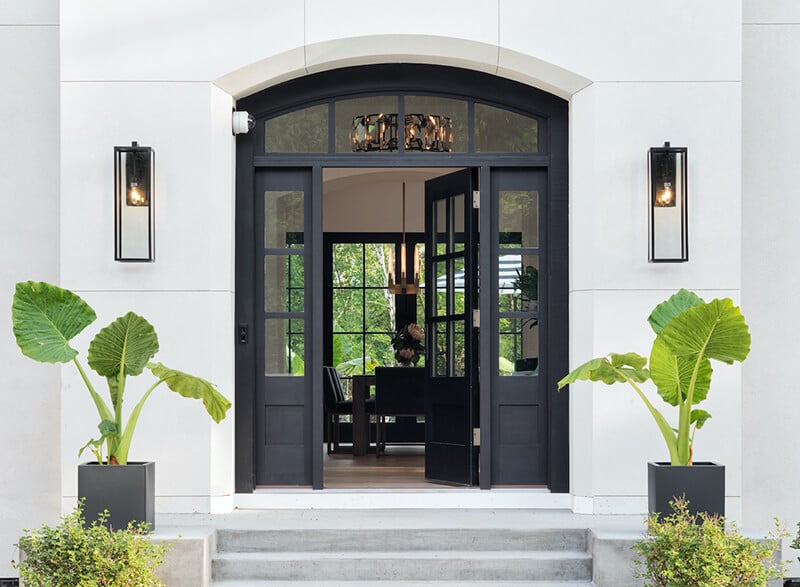 Example of Front Door with Sidelights