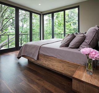 Modern style bedroom with Marvin Windows
