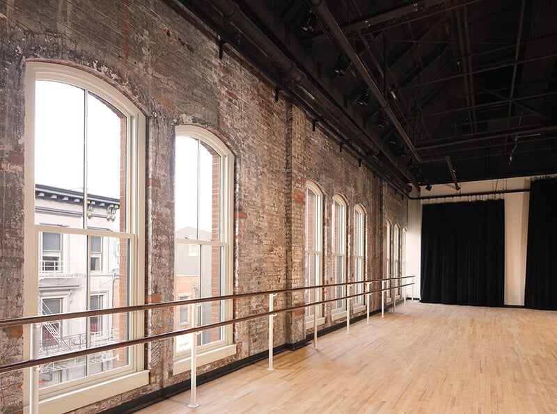 Inside a historic building featuring Marvin Signature Ultimate windows.