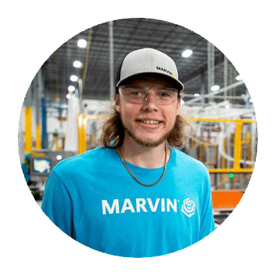 Drew, a Marvin employee working in Fargo