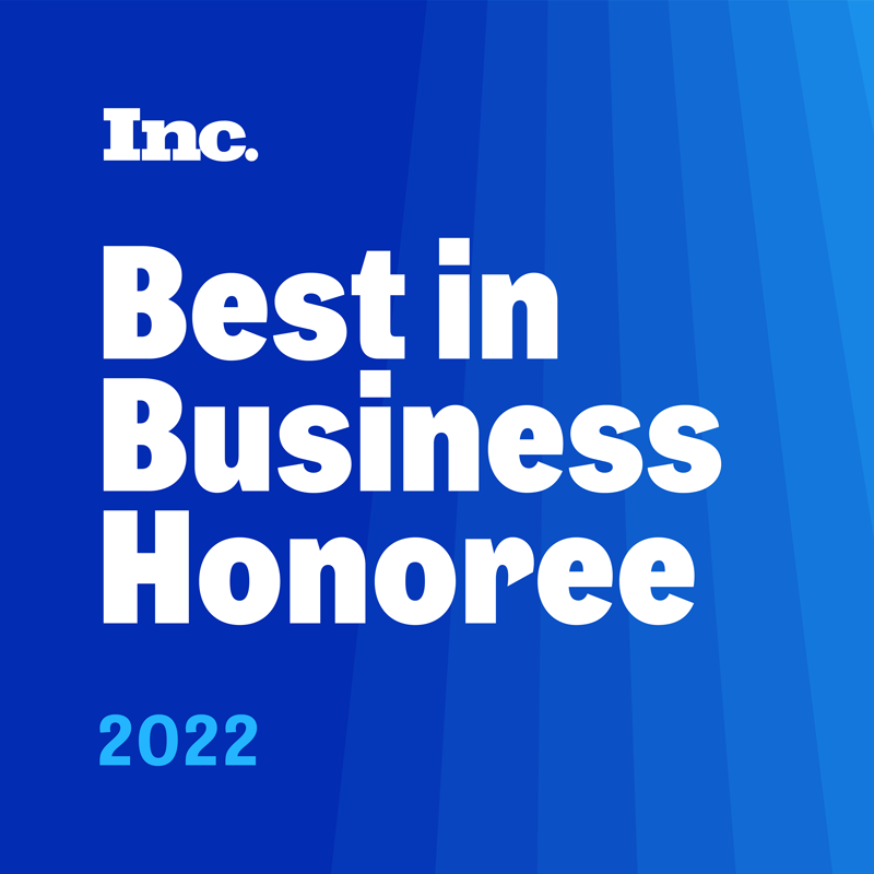 Inc's Best in Buisness Honoree logo