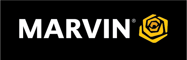 Marvin logo reversed color
