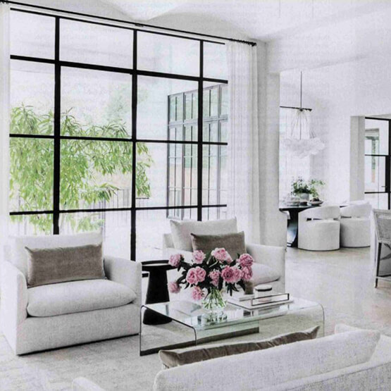 Large Marvin Window in living room of home