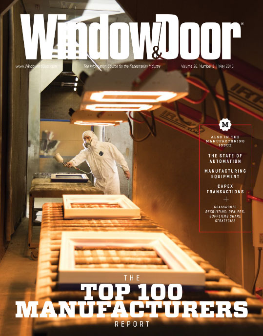 Cover of Window and Door magazine featuring Marvin Windows and Doors