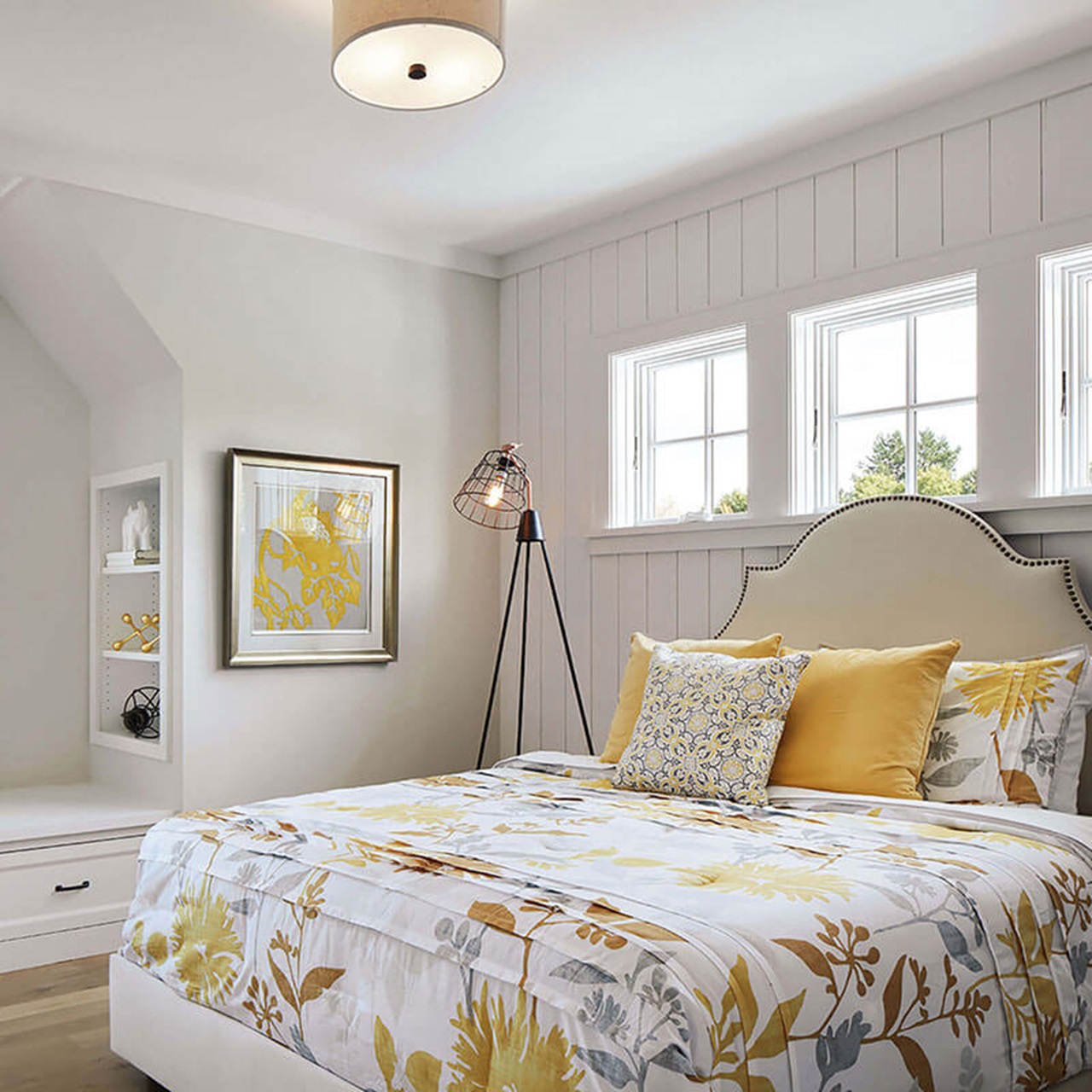 Bright Bedroom with Marvin Elevate Awning Windows