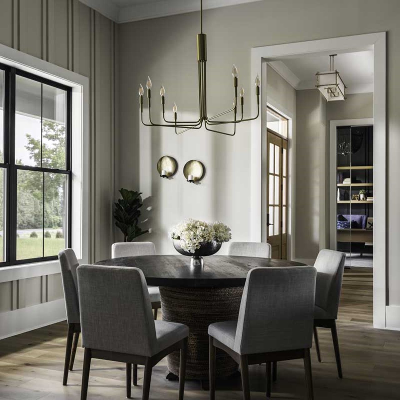 Marvin Essential Double Hung Windows in a Dining room