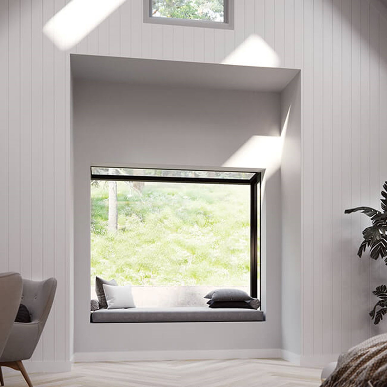 Interior room with Marvin Skycove window box