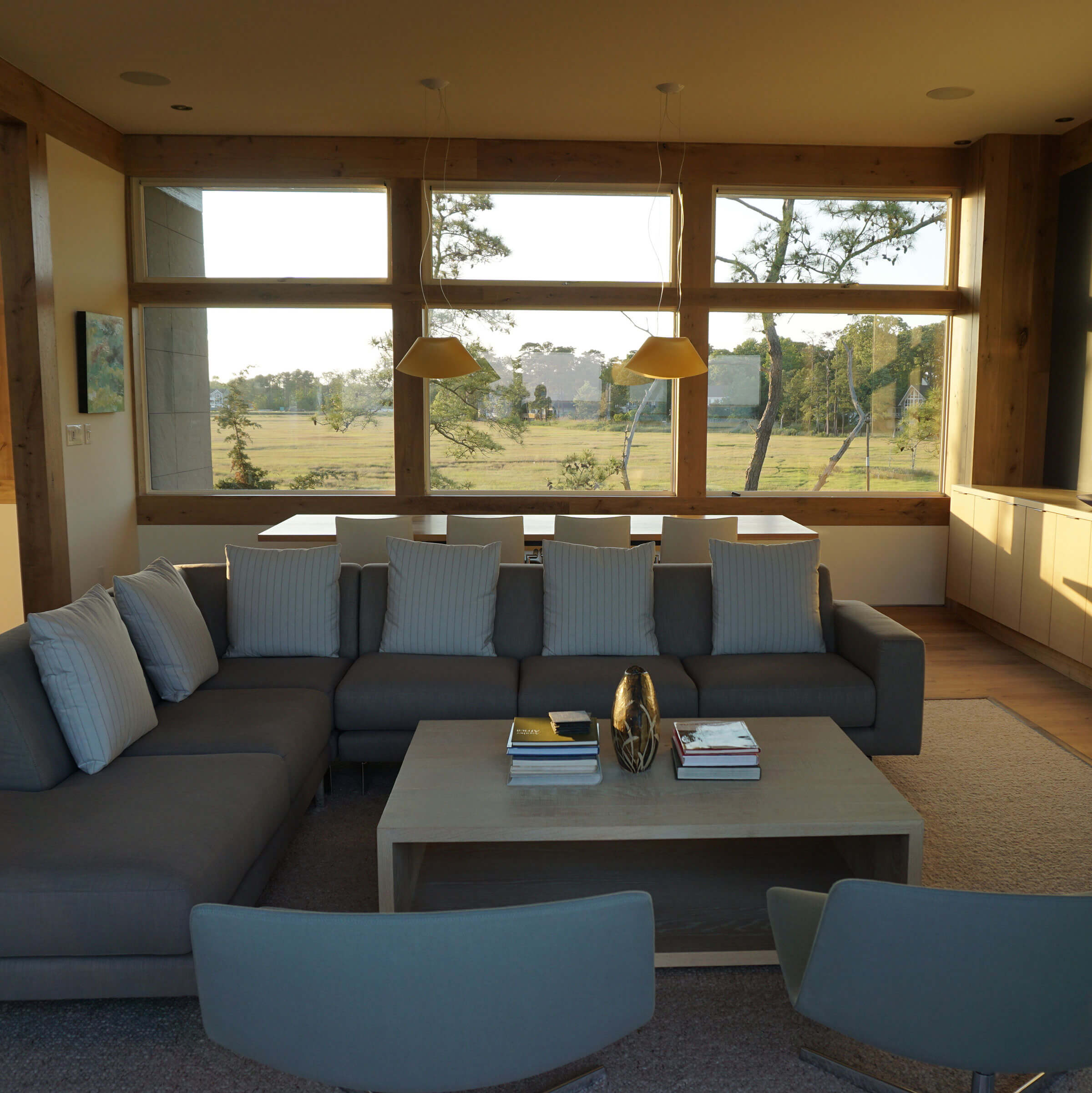 Living Room With Elevate Casement And Elevate Awning Windows