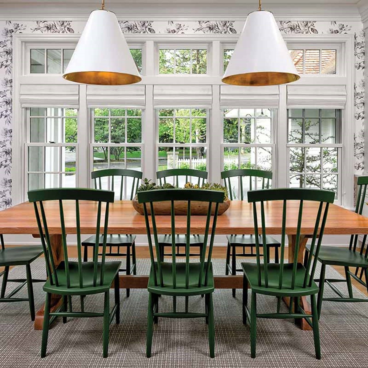 Dining Room With Signature Ultimate Double Hung Insert Windows