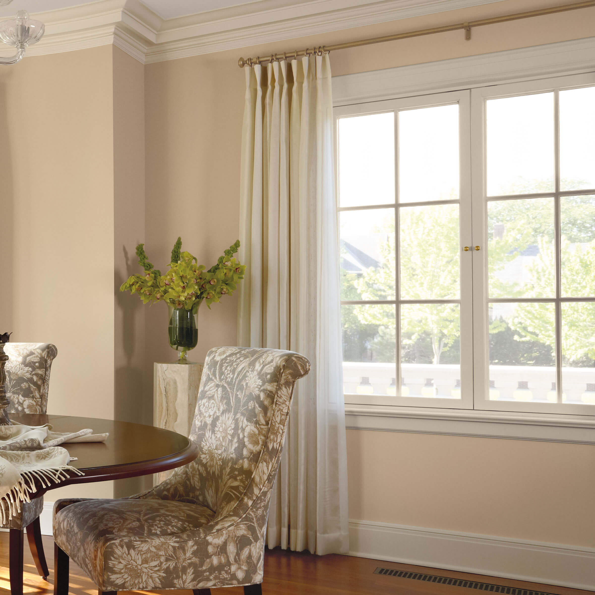 Dining Room With Signature Ultimate French Casement Push Out Windows 