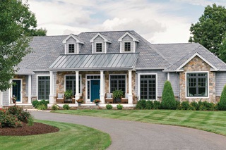 Exterior of home with Marvin Elevate Windows and Doors