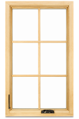 Marvin Elevate Casement Narrow Frame Window Interior View