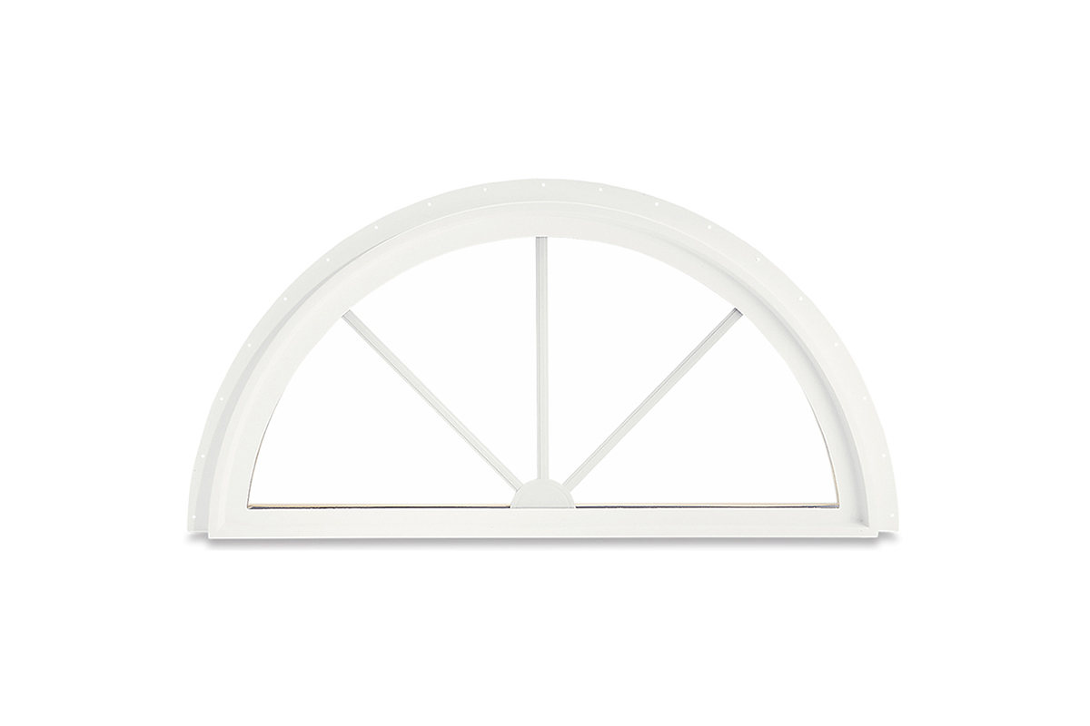 Marvin Elevate Round Top Window Exterior View