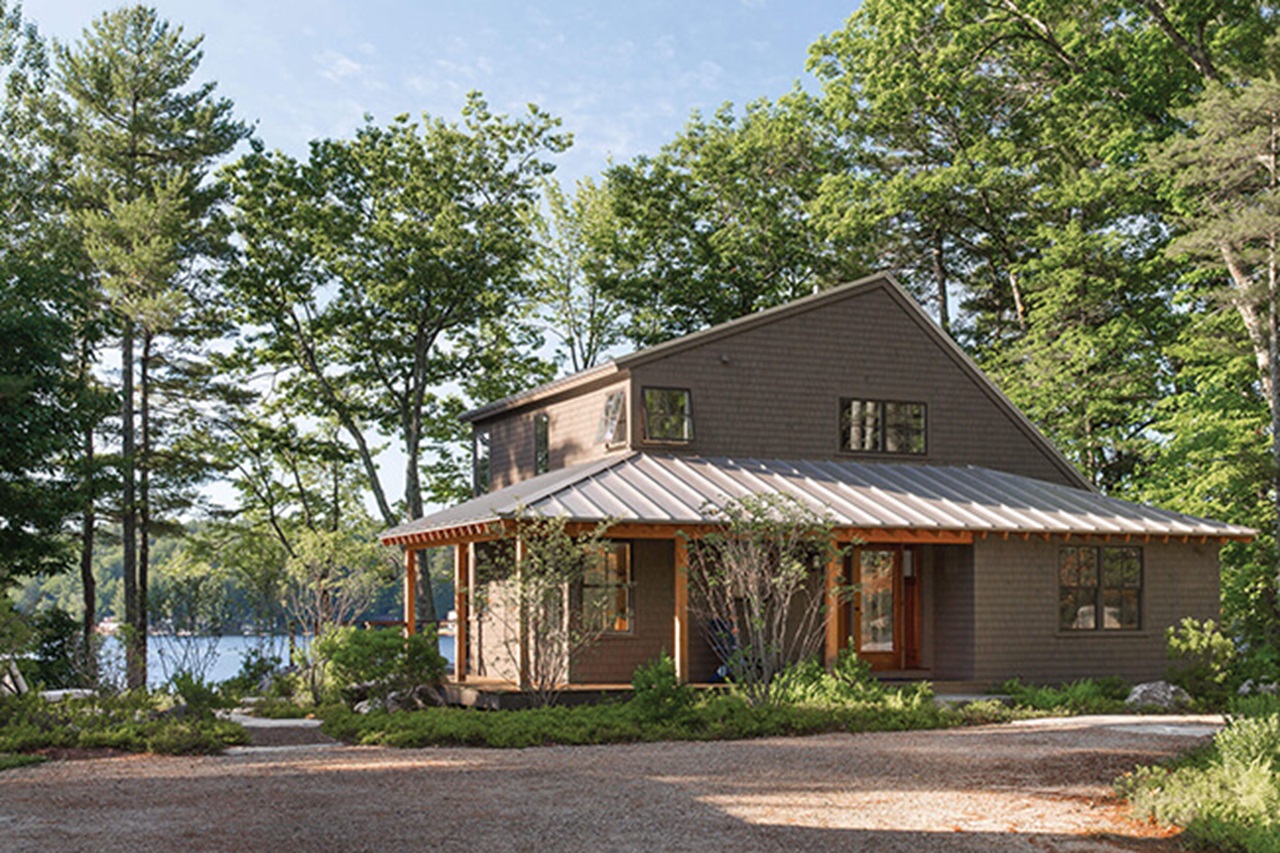 Lake House with Marvin Elevate Awning Windows