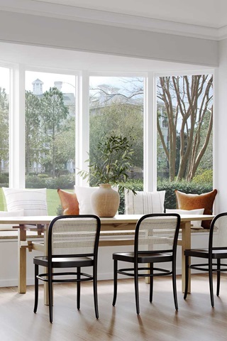 Marvin Elevate Casement and Bow windows in Dining Room