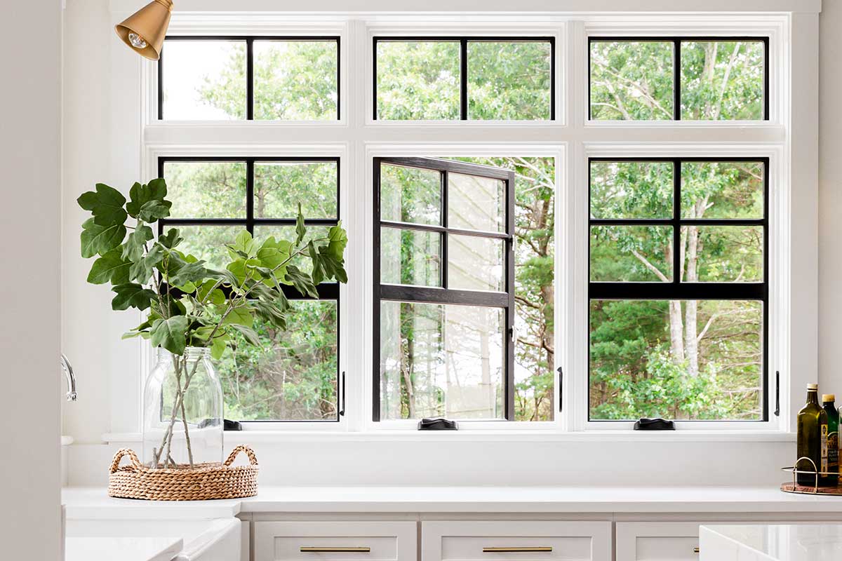 Kitchen with Marvin Elevate Casement windows