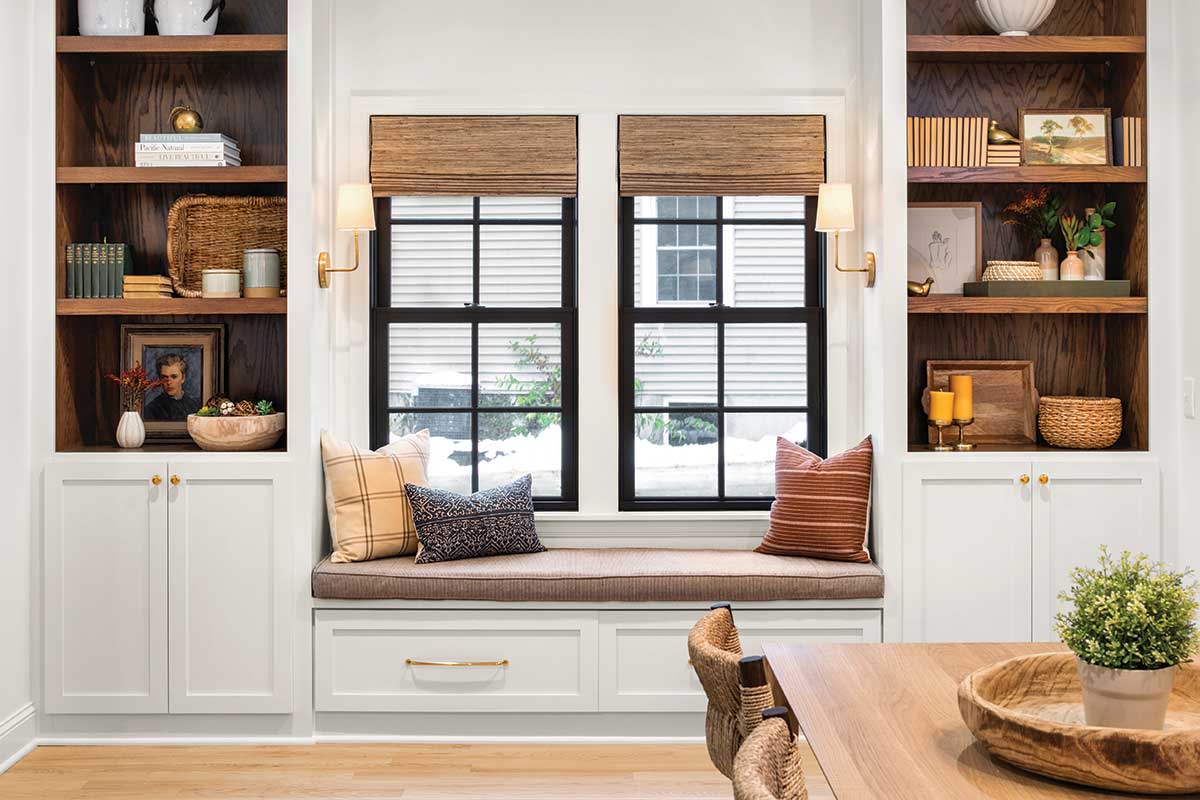 Interior of home with Marvin Elevate Double Hung windows