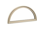 Marvin Essential Round Top Window Exterior View In Cashmere