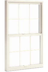 Marvin Essential Single Hung Window Interior View In Stone White