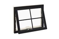 Exterior product photo of the Marvin Essential Awning Window - Open