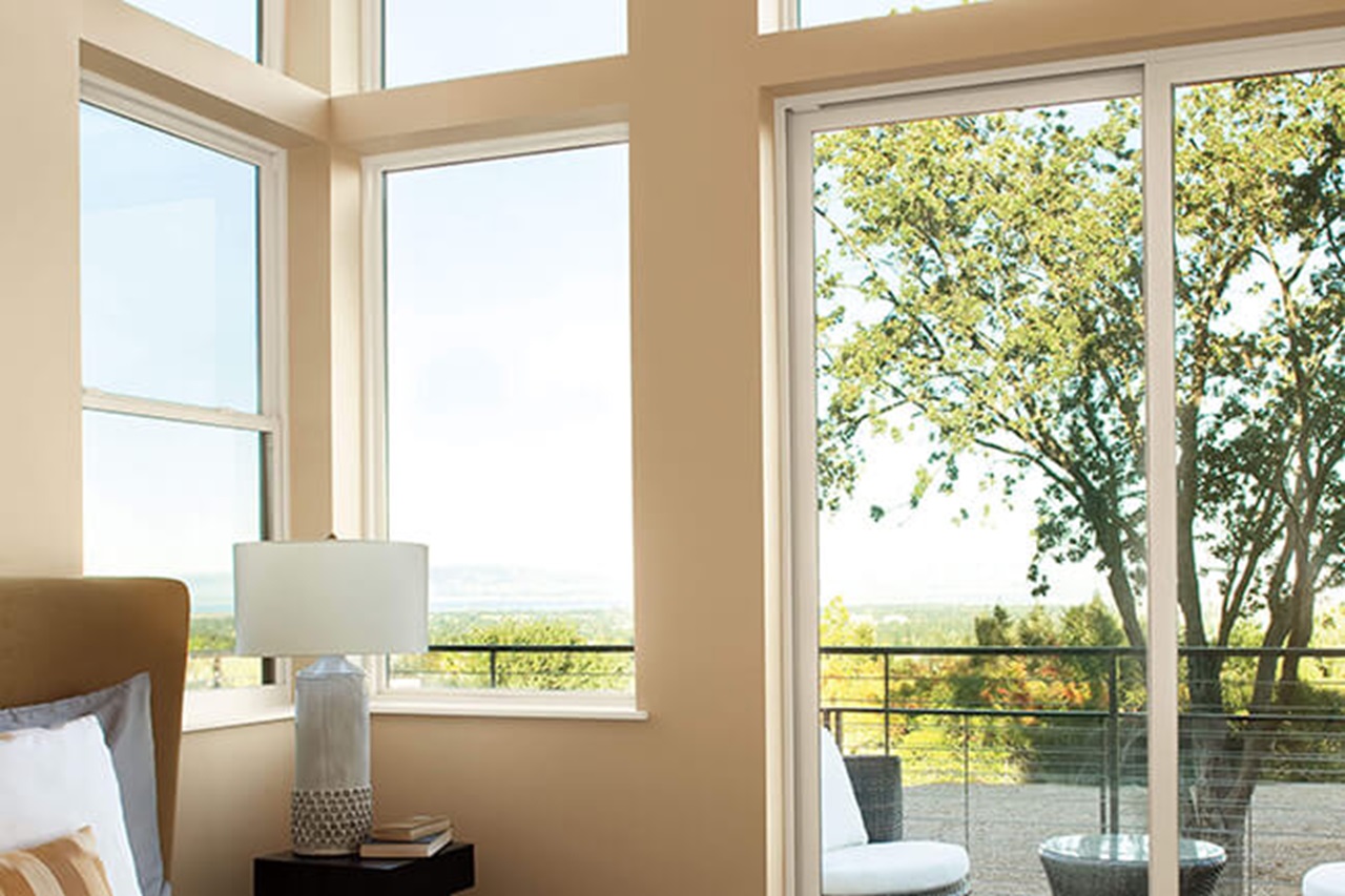 Sunny Room With View Through Marvin Essential Single Hung Window
