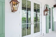 Exterior of home with Marvin Signature Coastline Outswing French Door