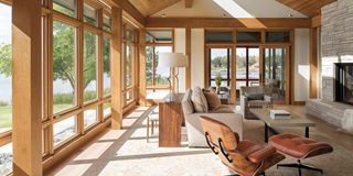 Large Living Room With Signature Ultimate Windows 