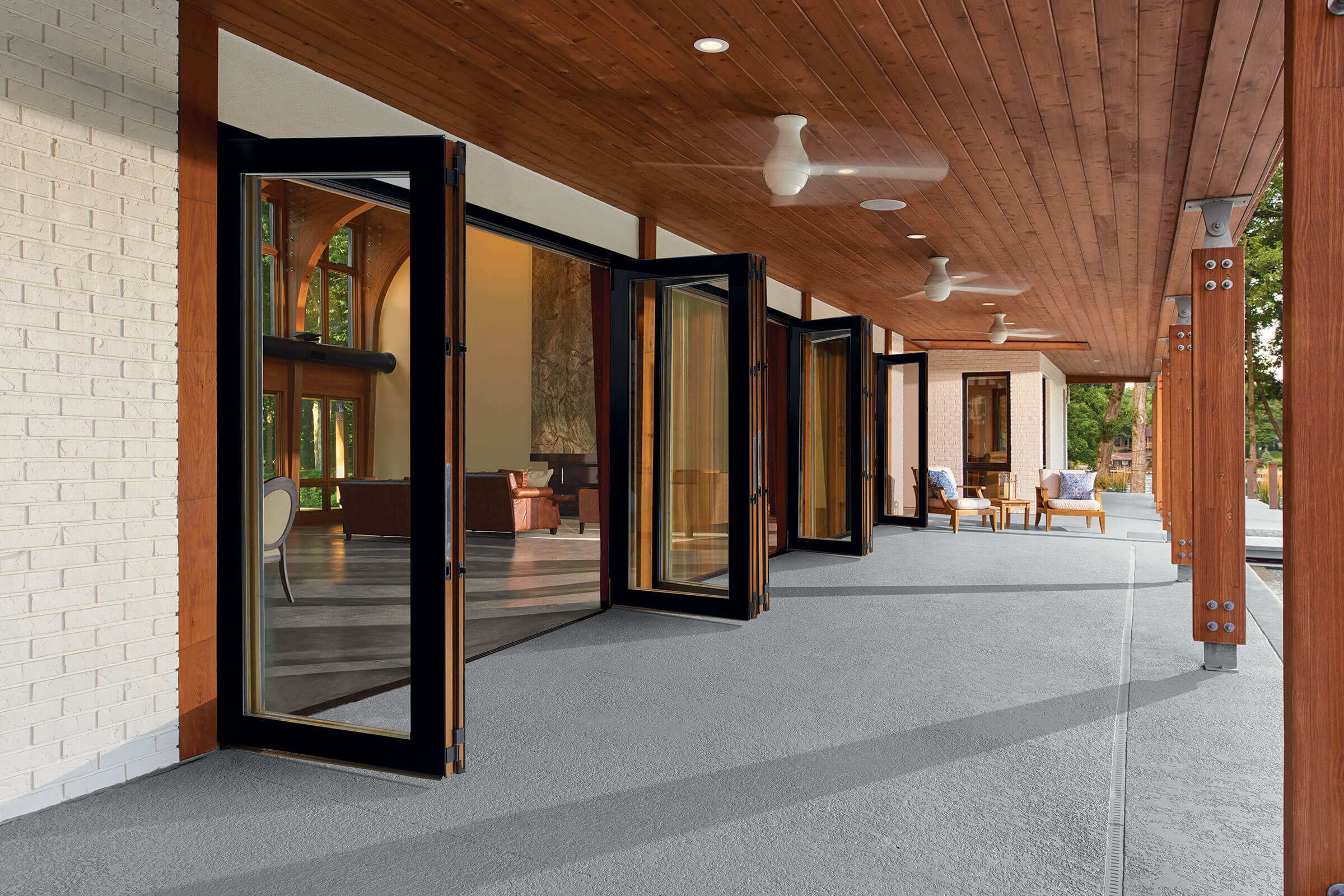Bifold Glass Doors For Living Room