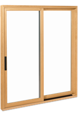 Signature Ultimate Sliding Patio Door Interior View With Contemporary Handle