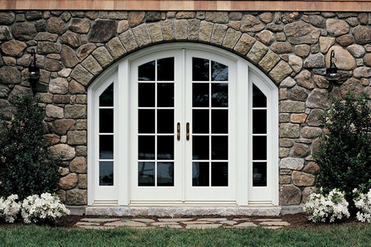 Marvin Signature Ultimate Swinging Arch Top French Door