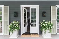 Ultimate Swinging French Door G2 on the exterior of a home