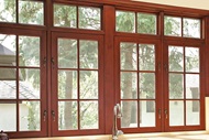 View Of Trees Through Signature Ultimate Casement Inswing Window In Kitchen