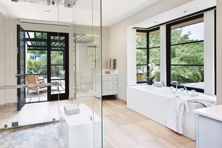 Bathroom With Signature Ultimate Casement Narrow Frame Windows 