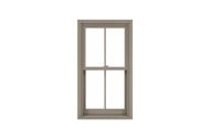 Signature Ultimate Double Hung G2 Window Exterior View In Pebble Gray 