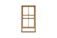 Signature Ultimate Double Hung G2 Window Interior View In White Oak 
